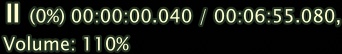 Volume Level Info